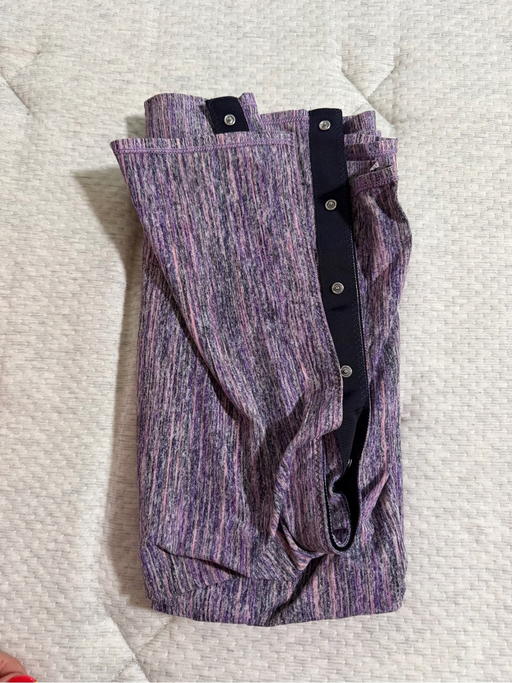 lululemon athletica Purple Heather Snap-Strip Wrap/Scarf